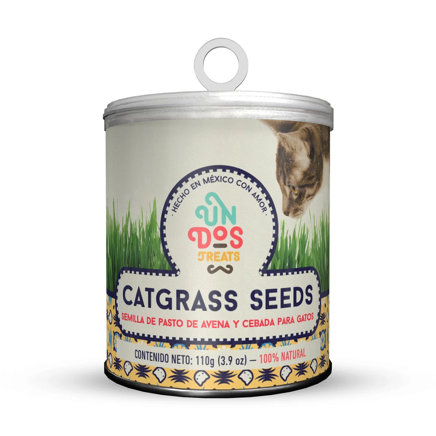 Catgrass Seeds by Un Dos Treats – 100% Natural Oat and Barley Grass