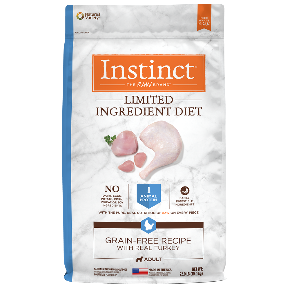 Instinct LID Pavo - Alimento para perros de primera calidad 