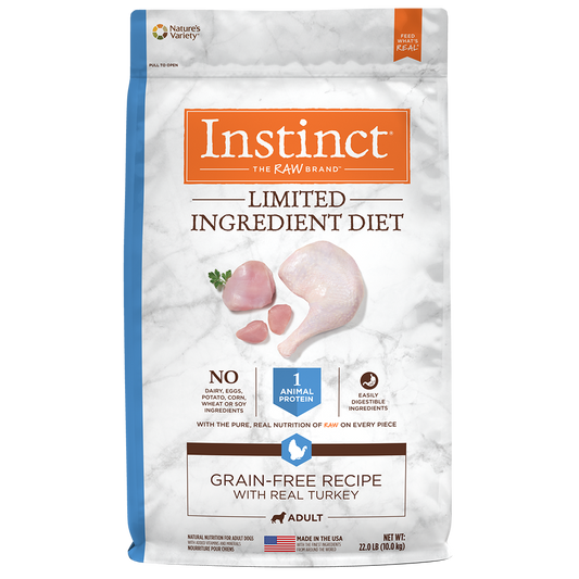 Instinct LID Pavo - Alimento para perros de primera calidad 