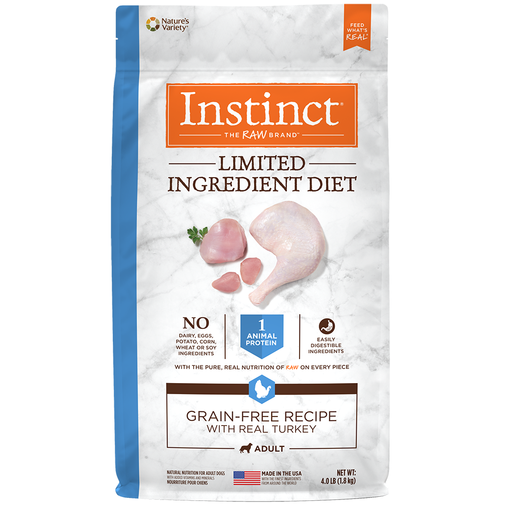 Instinct LID Pavo - Alimento para perros de primera calidad 