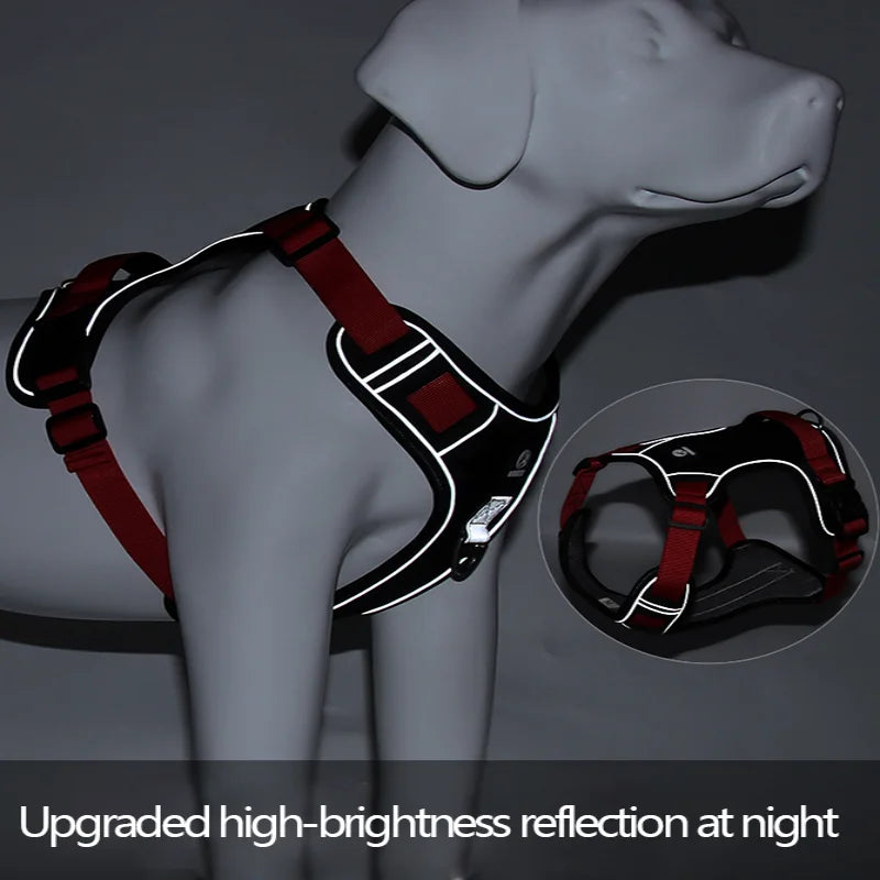 Dog Harness Reflective Waterproof - Medium & Large Dog