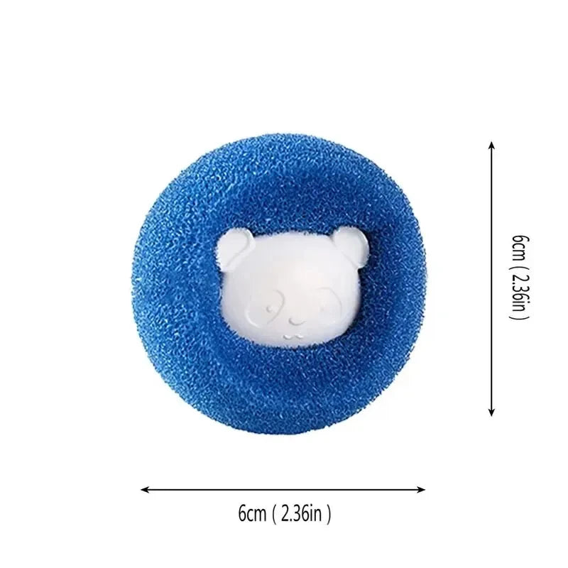 Washing Machine Sponge Washing Ball - Reusable Pet Hair Cleaning Solution!