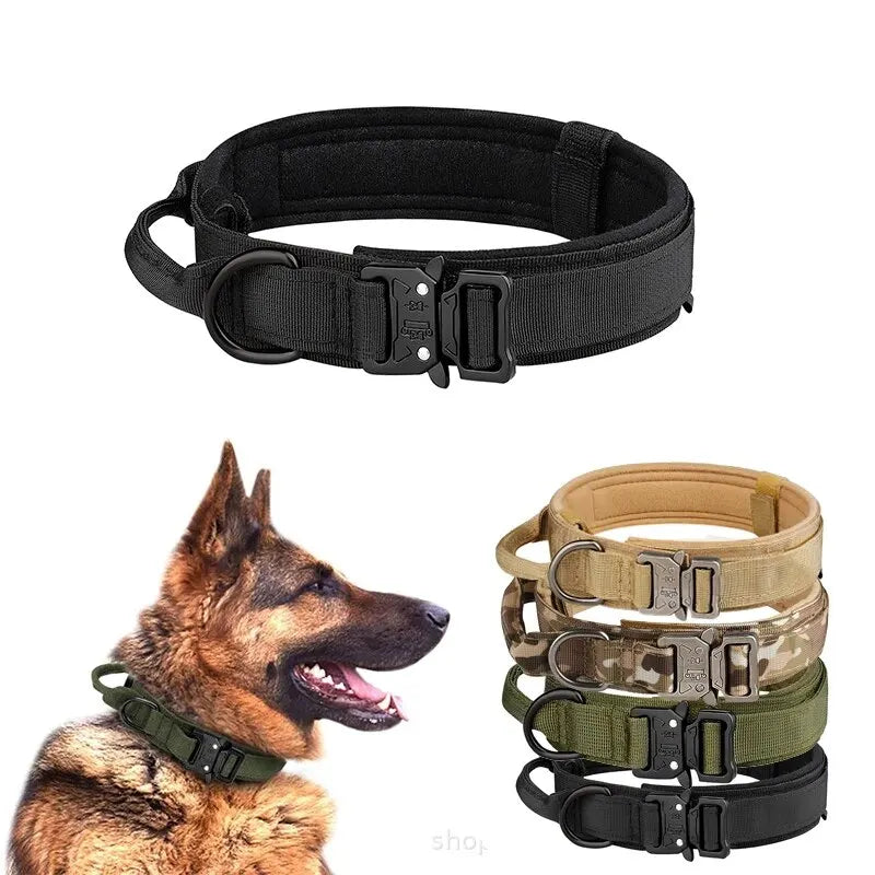 Tactical Dog Collar For Medium And Large Dogs