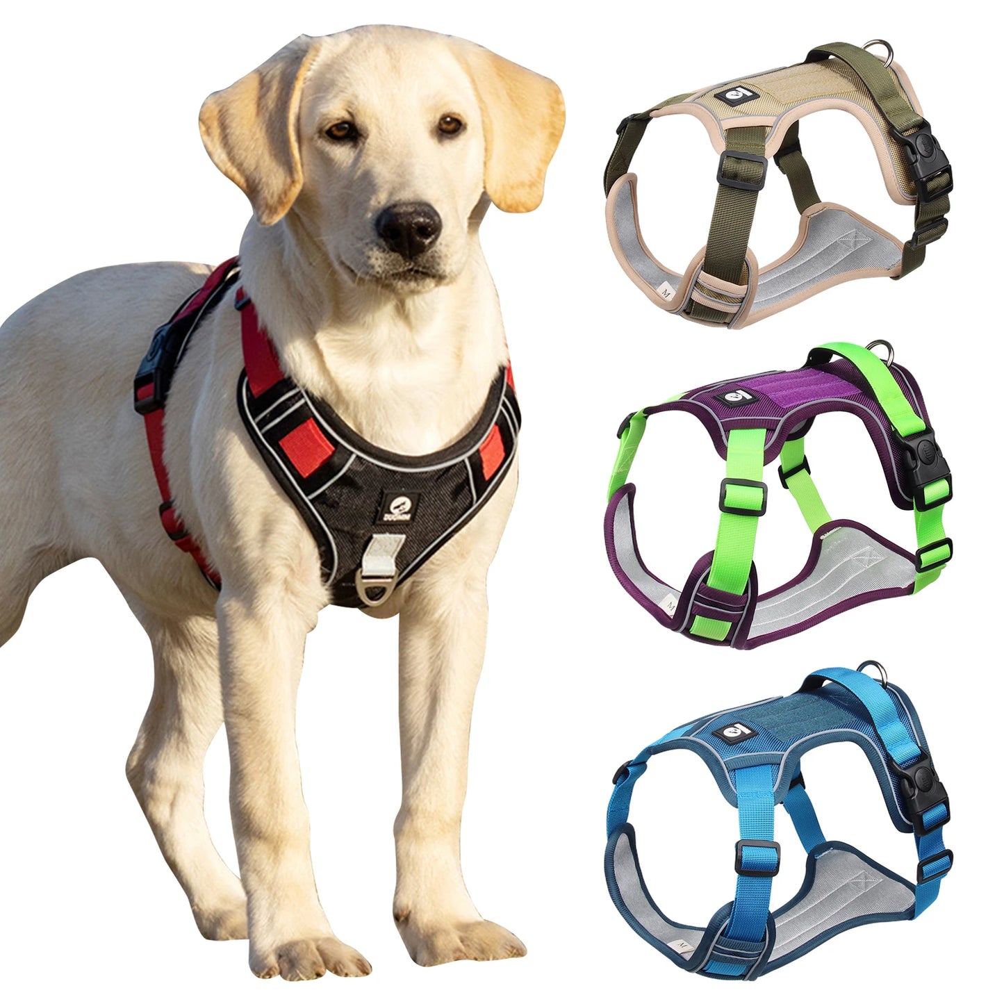 Dog Harness Reflective Waterproof - Medium & Large Dog