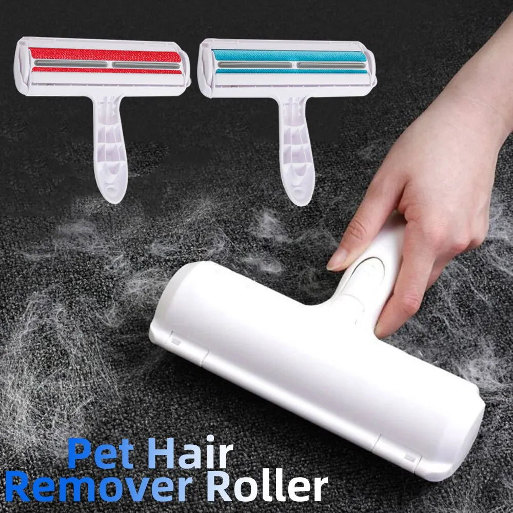 Pet Hair Roller Remover – 2-in-1 Grooming & Cleaning Tool for Dogs & Cats