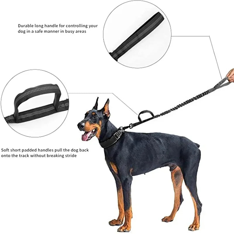 AirTag Dog Tactical Collar and Leash - for Large & Medium Dogs