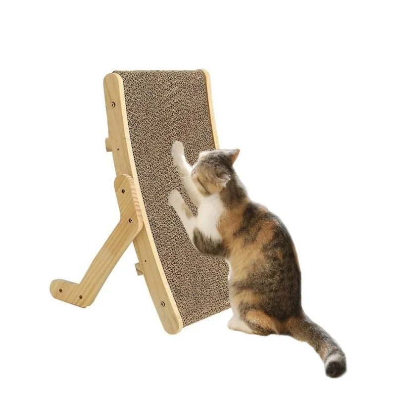 Rascador de madera para gatos: la cama de descanso definitiva