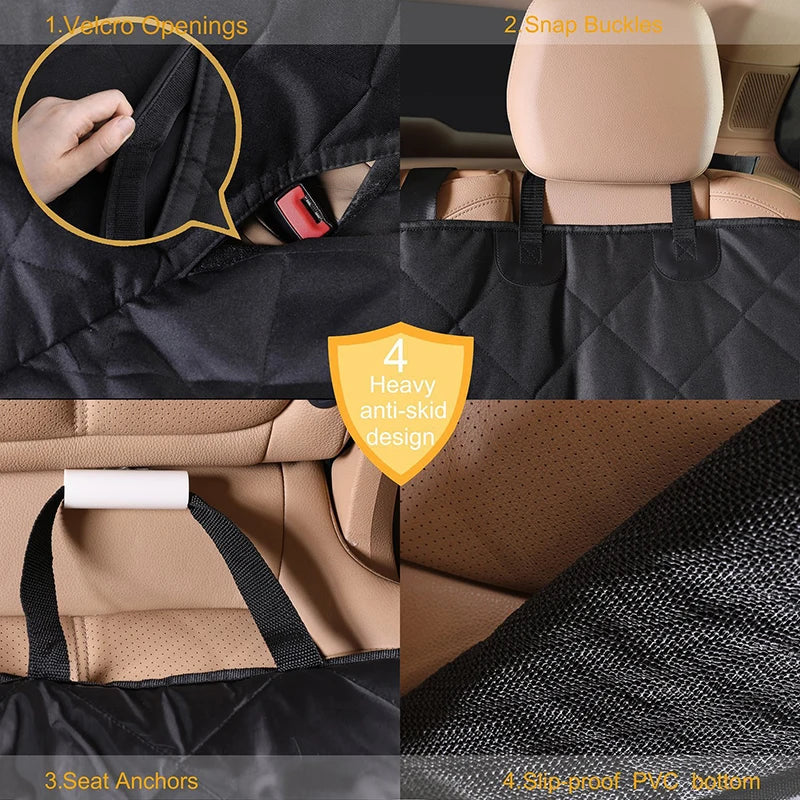 Almohadilla impermeable para asiento de automóvil para mascotas