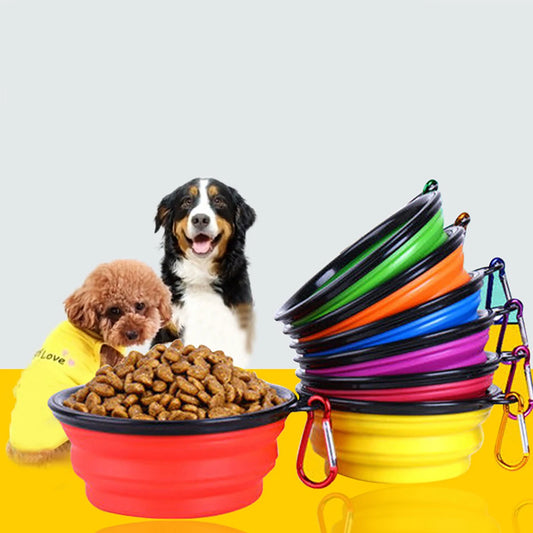 Collapsible Dog Food Water Bowl