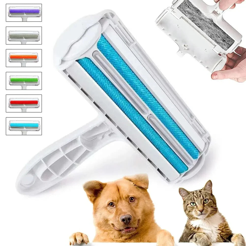 Pet Hair Roller Remover – 2-in-1 Grooming & Cleaning Tool for Dogs & Cats