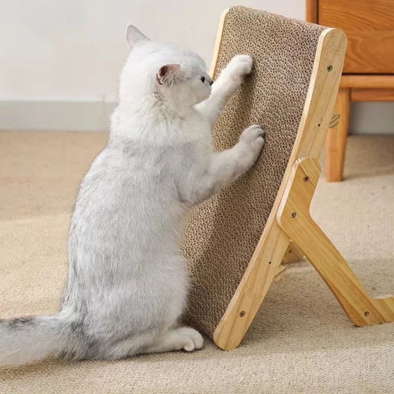 Rascador de madera para gatos: la cama de descanso definitiva