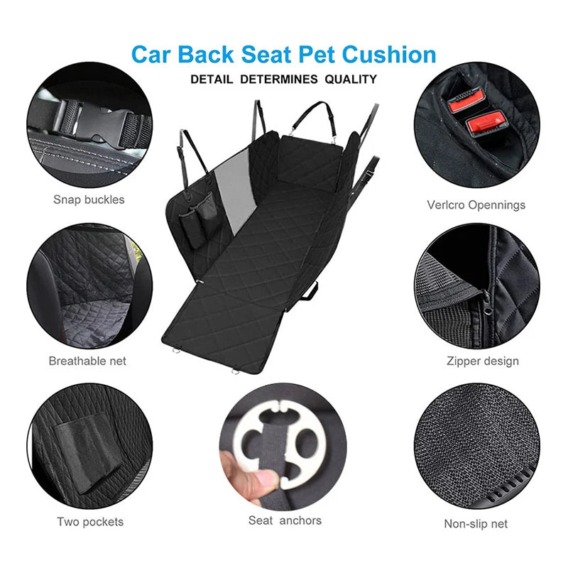 Almohadilla impermeable para asiento de automóvil para mascotas