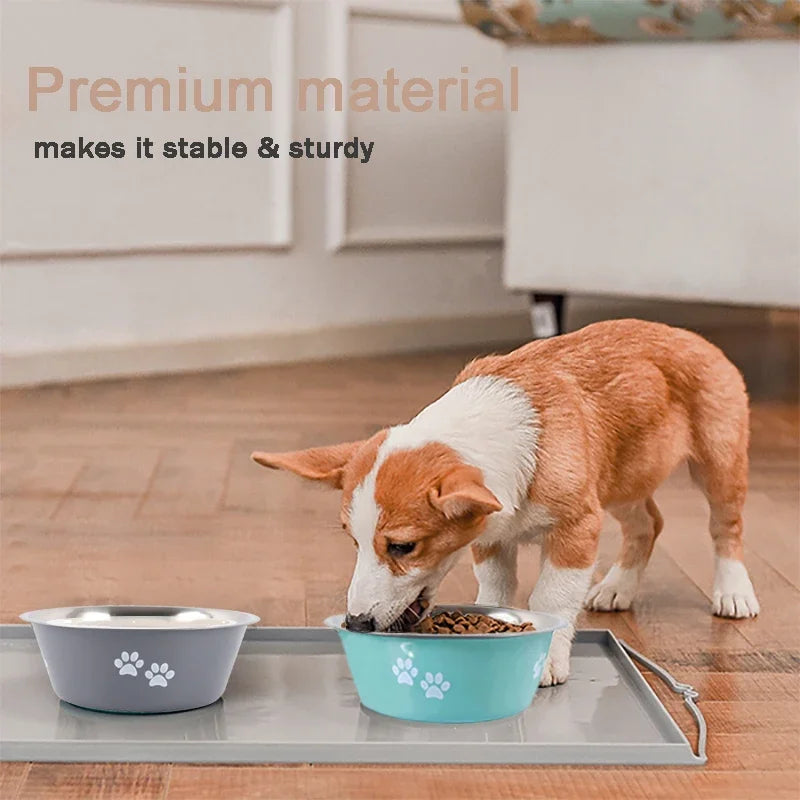 Dog Feeder Bowls And Drinkers Stainless Steel