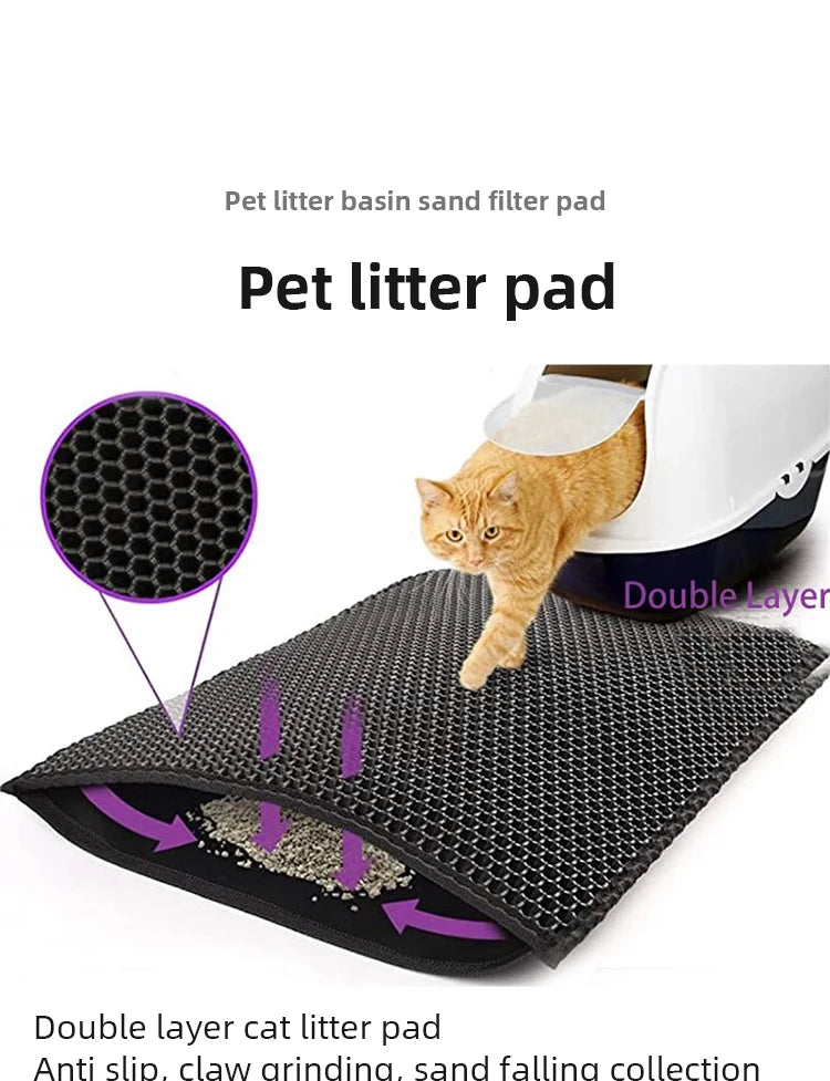 Cat Litter Mat Washable Anti-spill