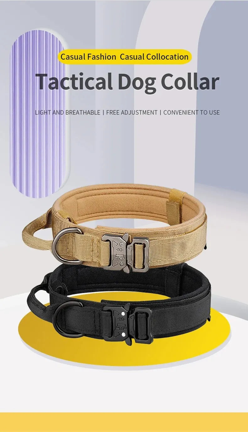 Collar táctico para perros medianos y grandes