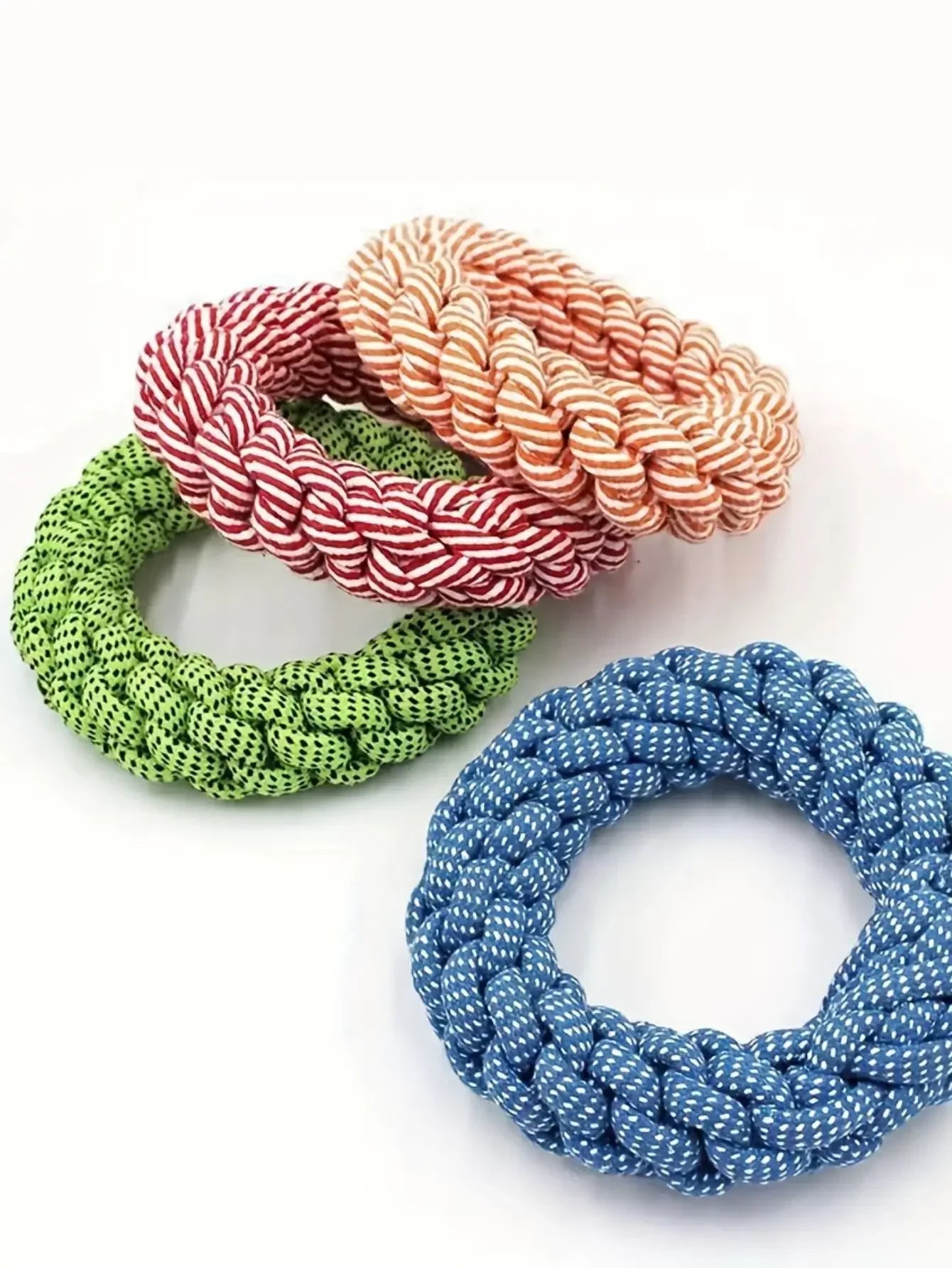 Pet Dog Linen Rope Toy - Chew Bite Resistant