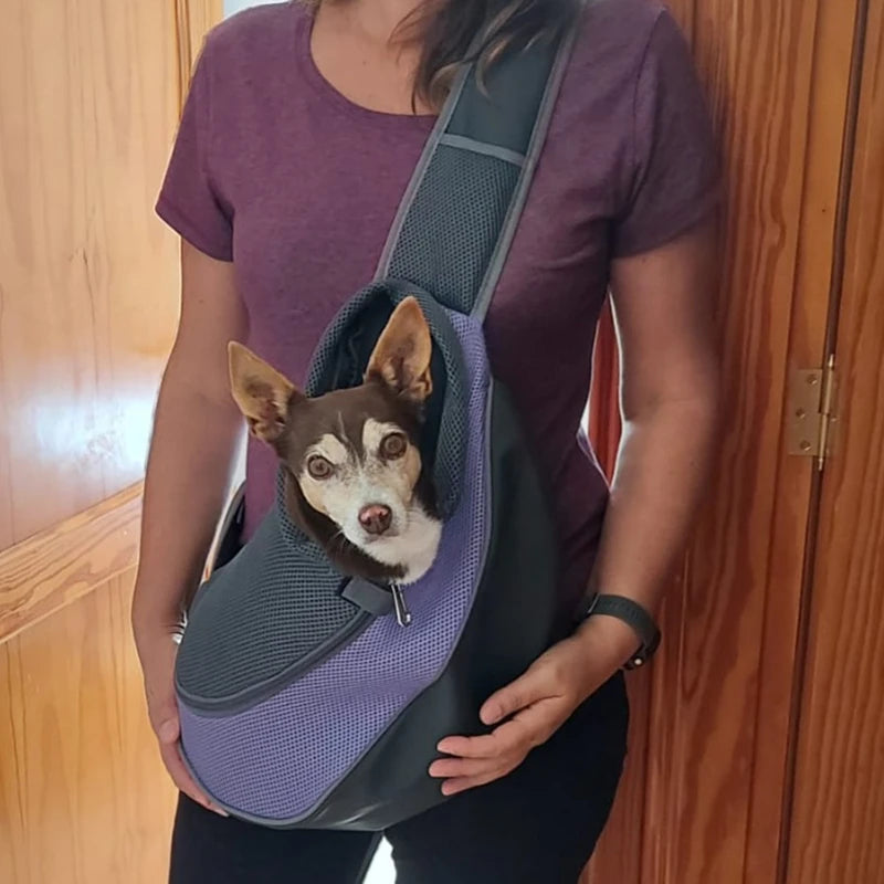 Breathable Pet Dog Carrier – Stylish & Comfortable Travel Handbag