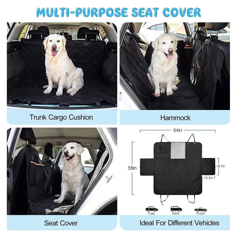 Almohadilla impermeable para asiento de automóvil para mascotas