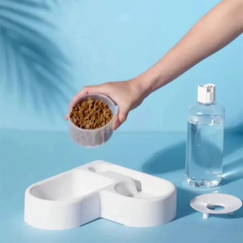 Automatic Drinking & Feeding Pet Bowl