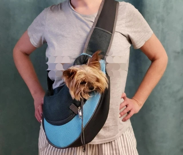 Transportín transpirable para mascotas: bolso de viaje elegante y cómodo 