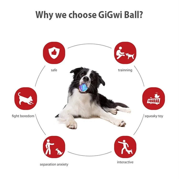 Pelotas interactivas para perros Gigwi Pet Toys