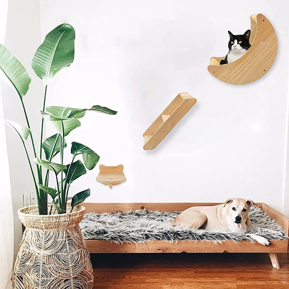 Estante para gatos - Hamaca de pared - Estantes para trepar