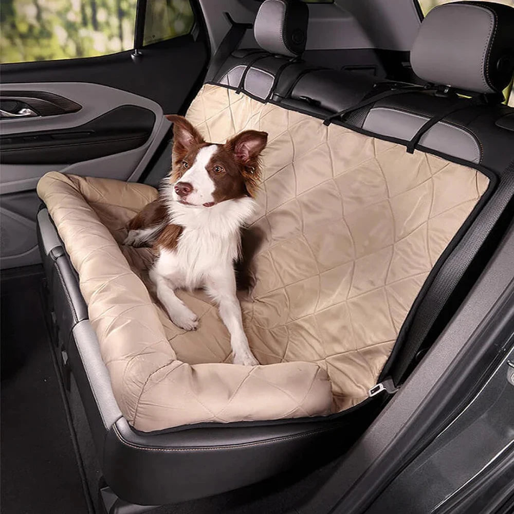 Funda impermeable para asiento de coche para perros 