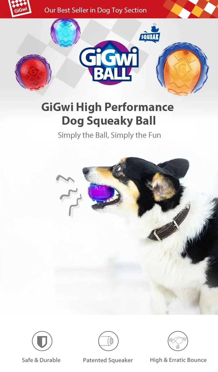 Pelotas interactivas para perros Gigwi Pet Toys