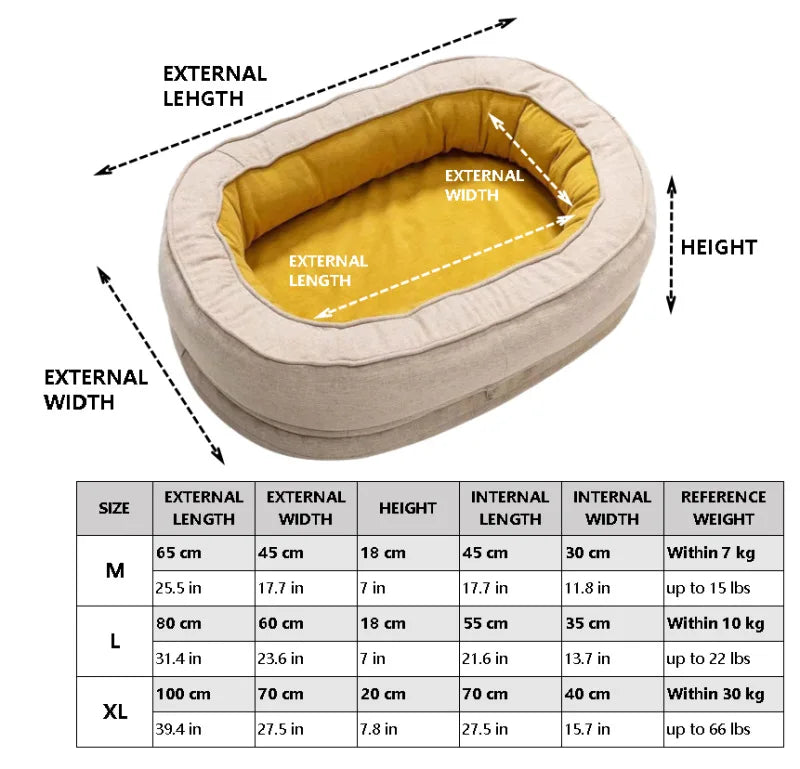 Dog Donut-Shaped Bed