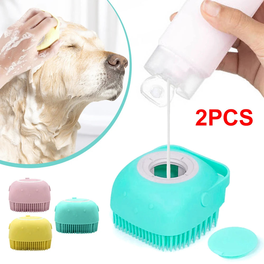 Dog Shampoo Massager Brush