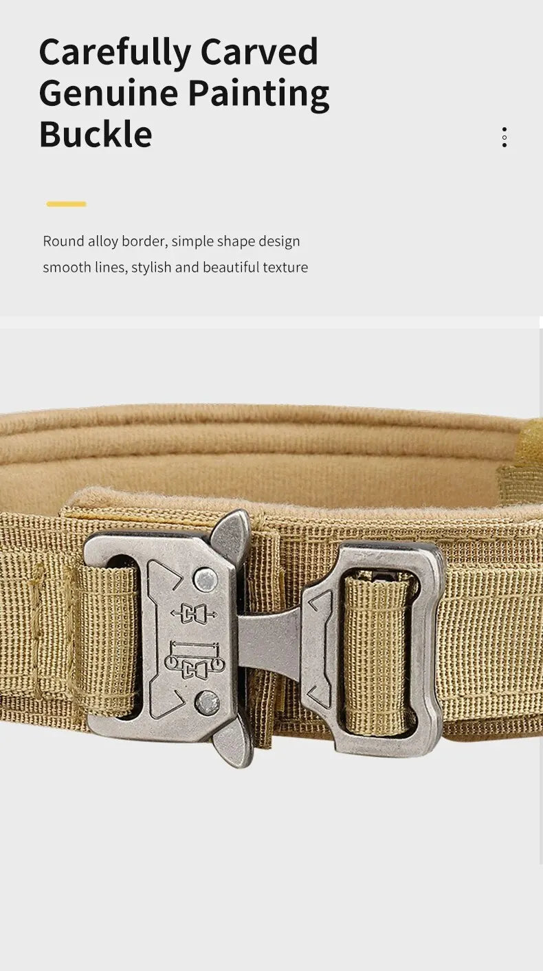 Tactical Dog Collar For Medium And Large Dogs