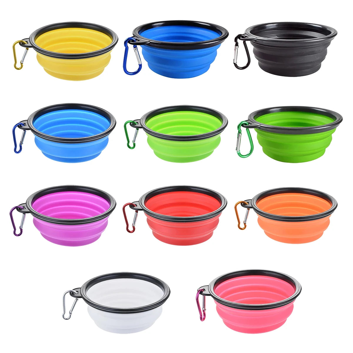 Collapsible Dog Food Water Bowl