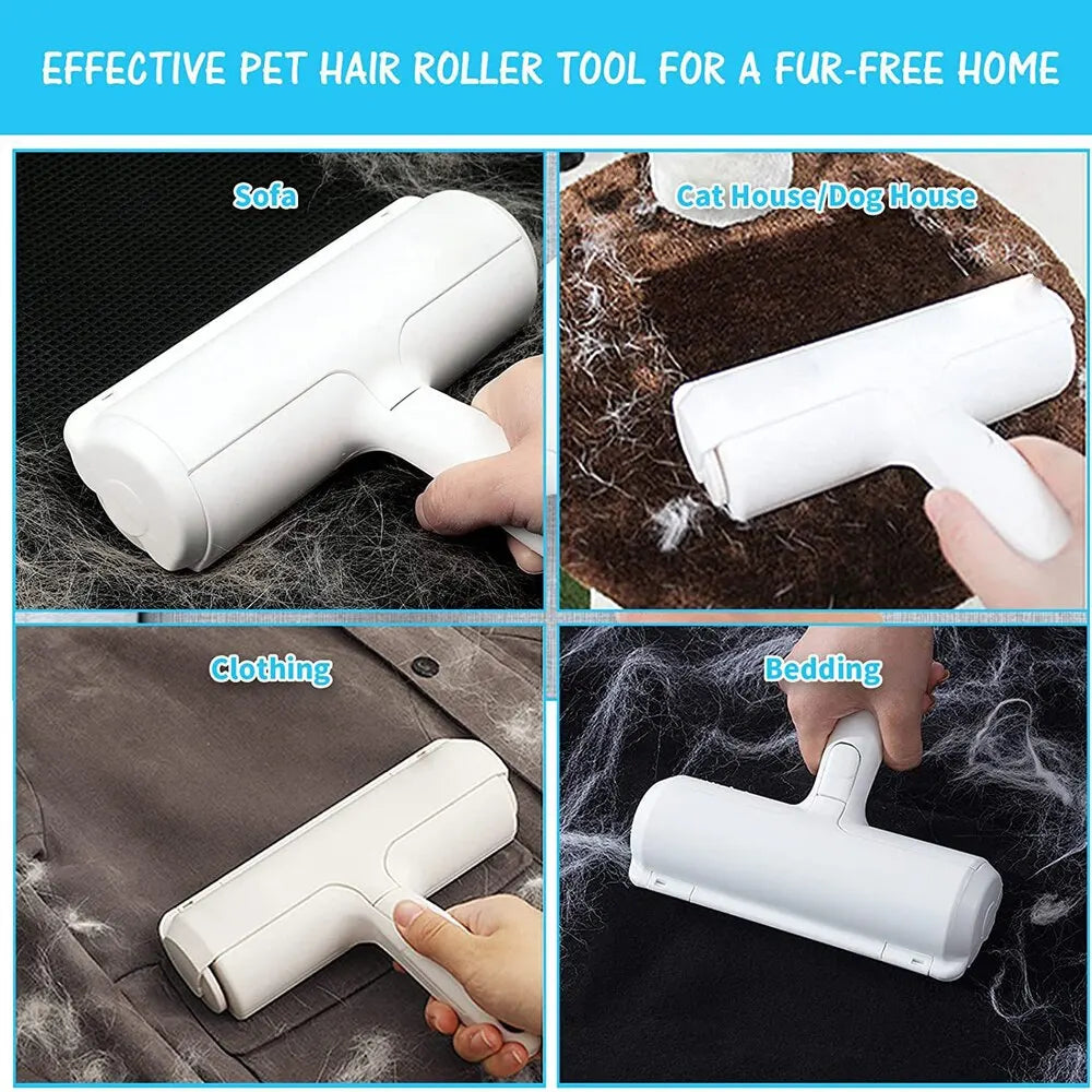 Pet Hair Roller Remover – 2-in-1 Grooming & Cleaning Tool for Dogs & Cats