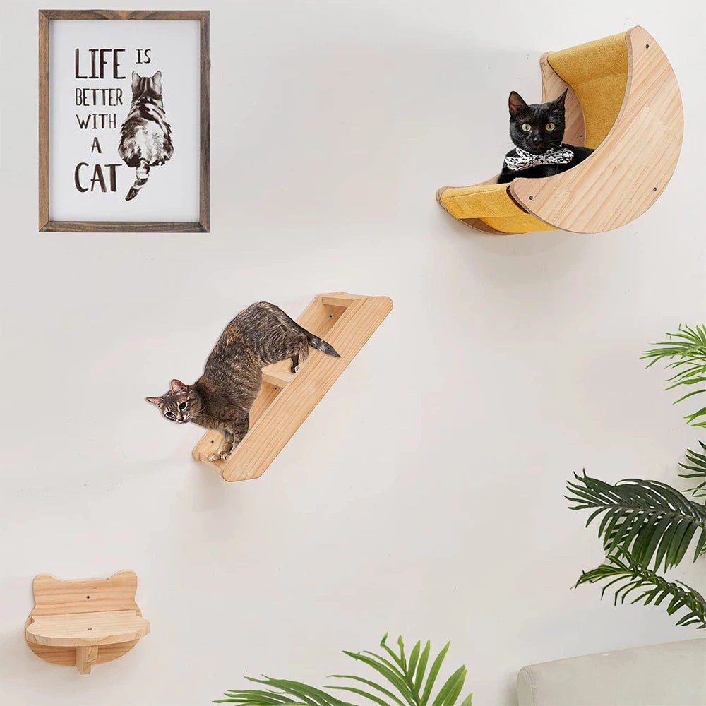 Cat Shelf - Wall Hammock - Climbing Shelves