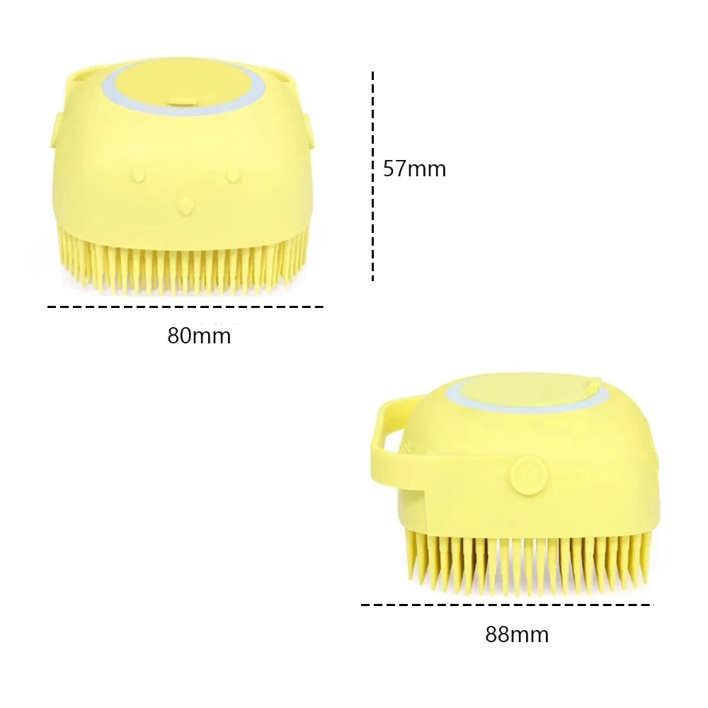 Dog Shampoo Massager Brush