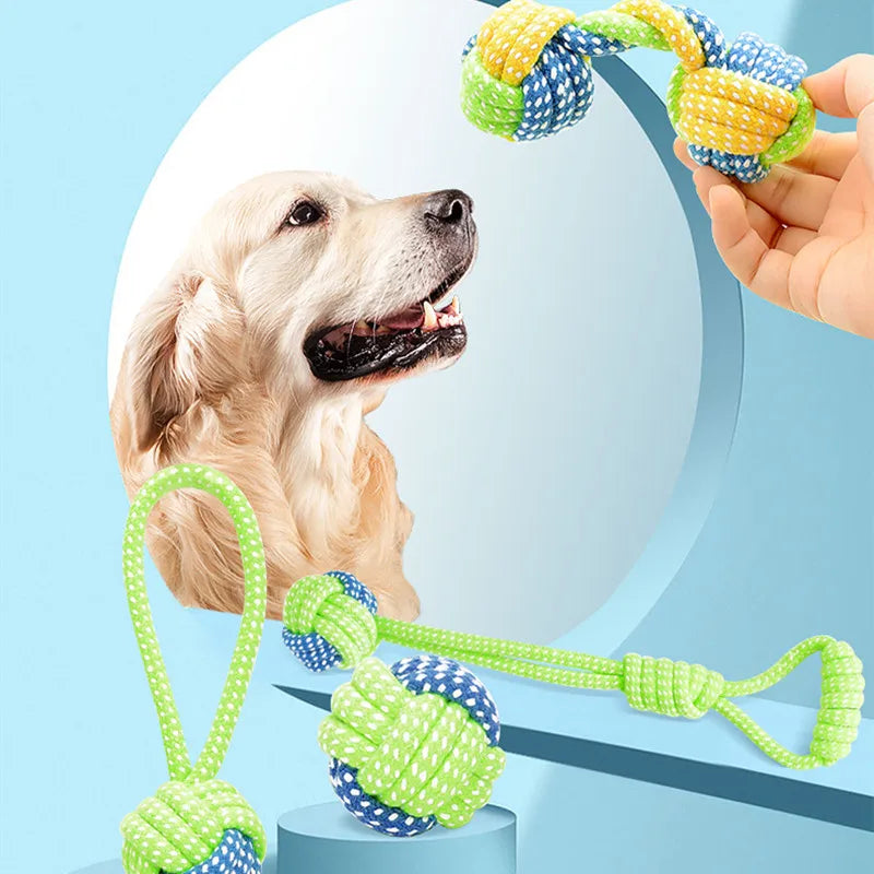 Dog Toy – Rope Toothbrush: Fun & Dental Care in One