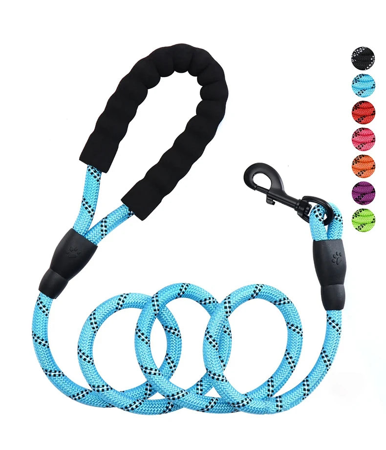 Reflective Dog Leash – Illuminate Your Evening Walks !