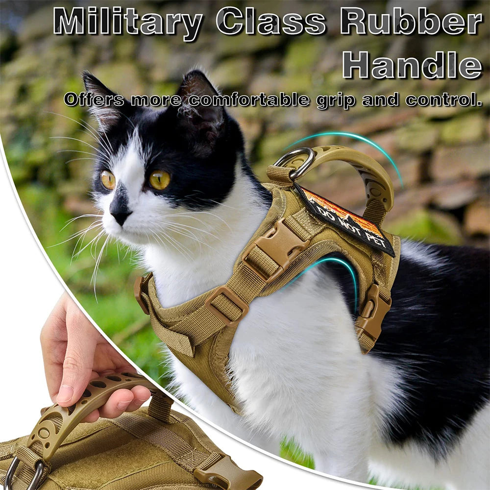 Tactical Cat Harness and Leash