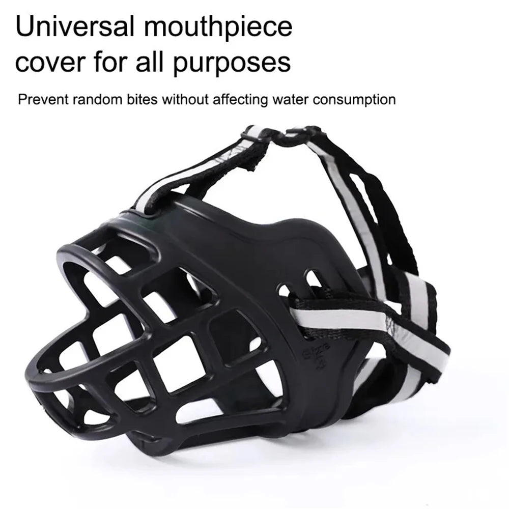 Dog Comfy Breathable Basket Muzzle Guard