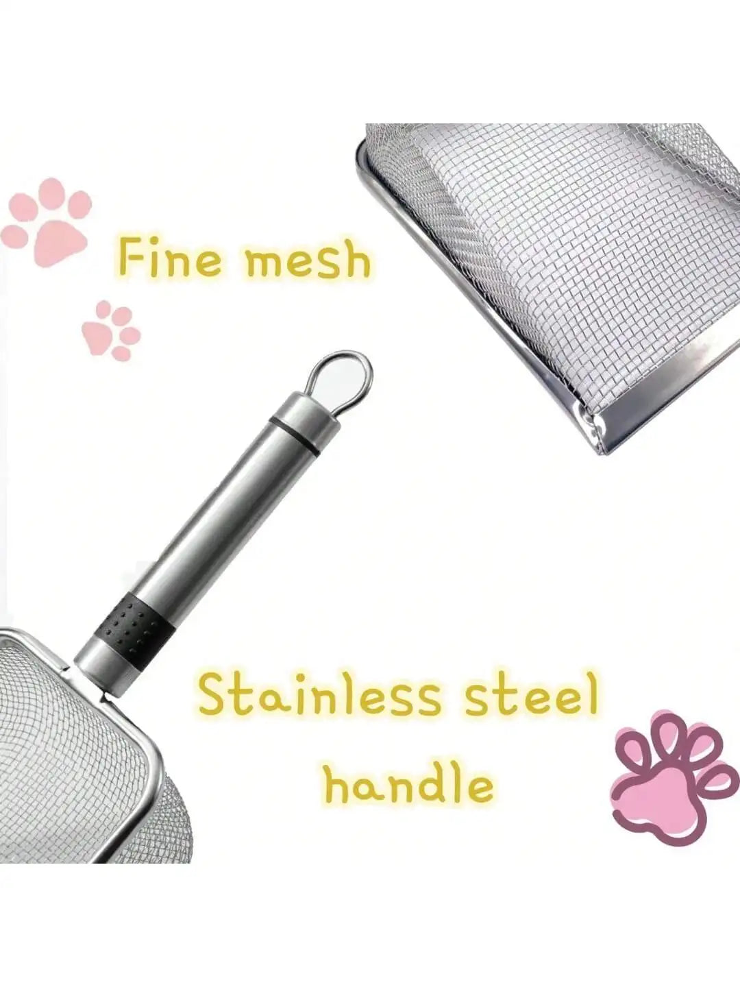 Cat Cleaning Poop Tool in Aluminium