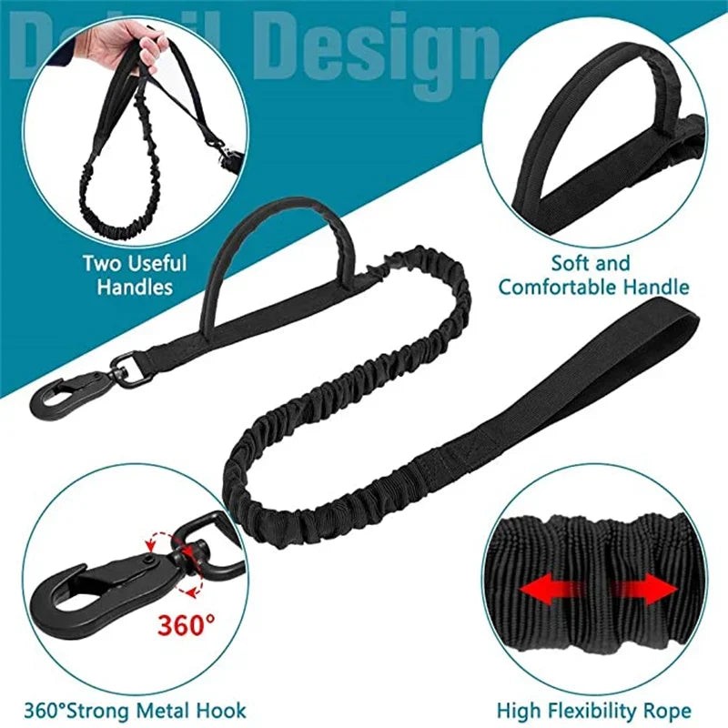 AirTag Dog Tactical Collar and Leash - for Large & Medium Dogs