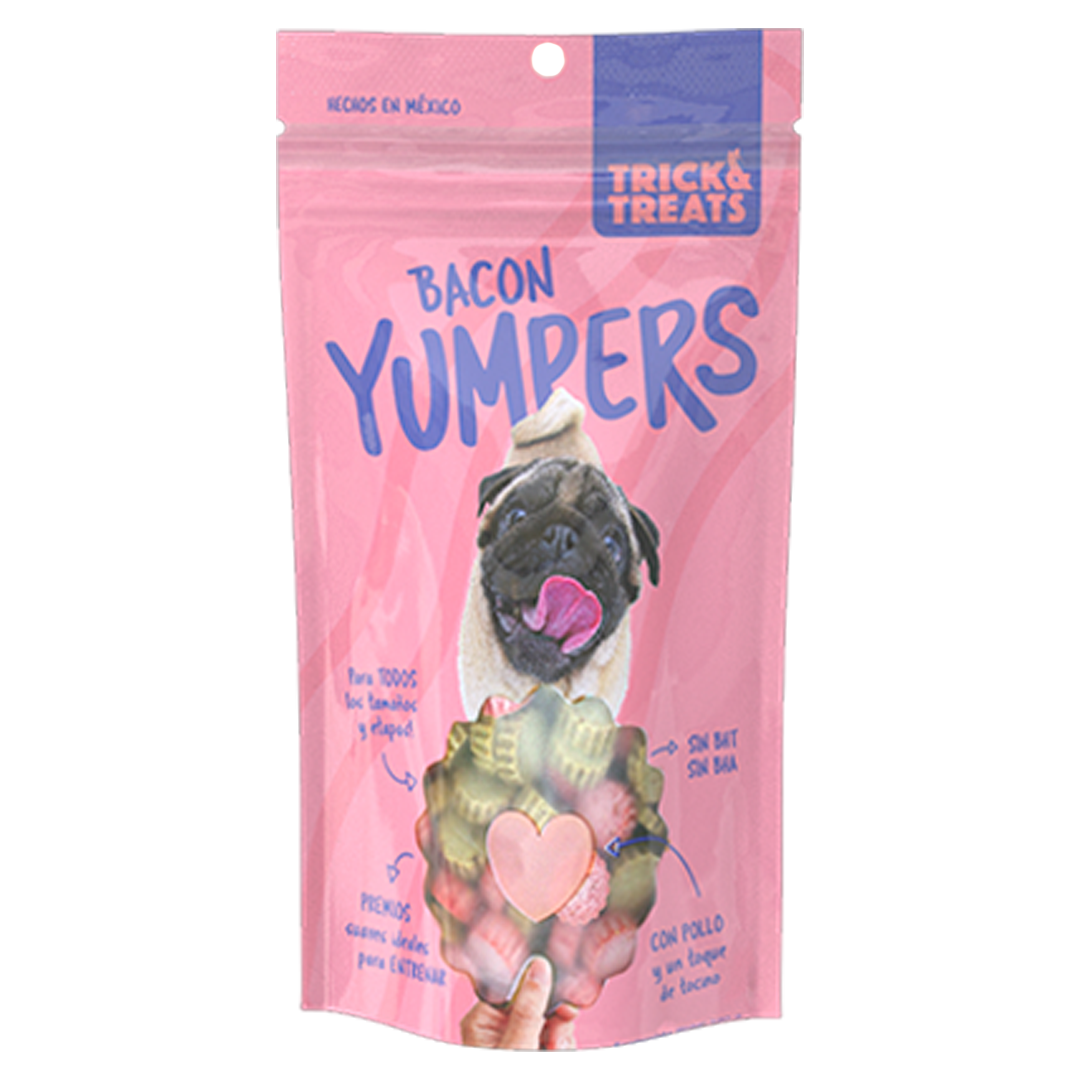 Golosinas para perros con Sabor a Tocino de Yumpers