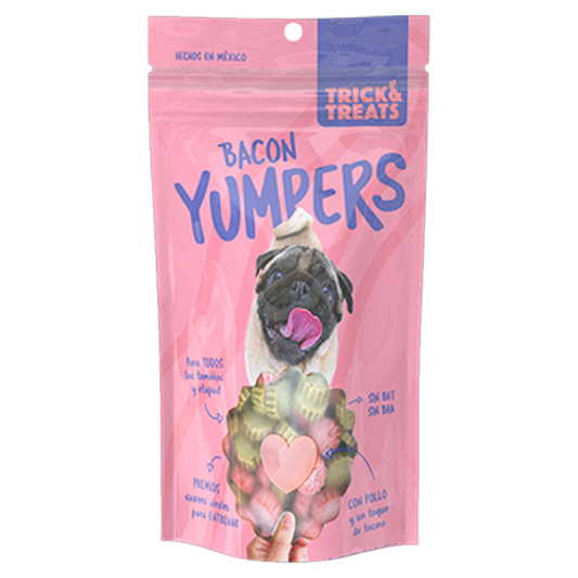 Golosinas para perros con Sabor a Tocino de Yumpers