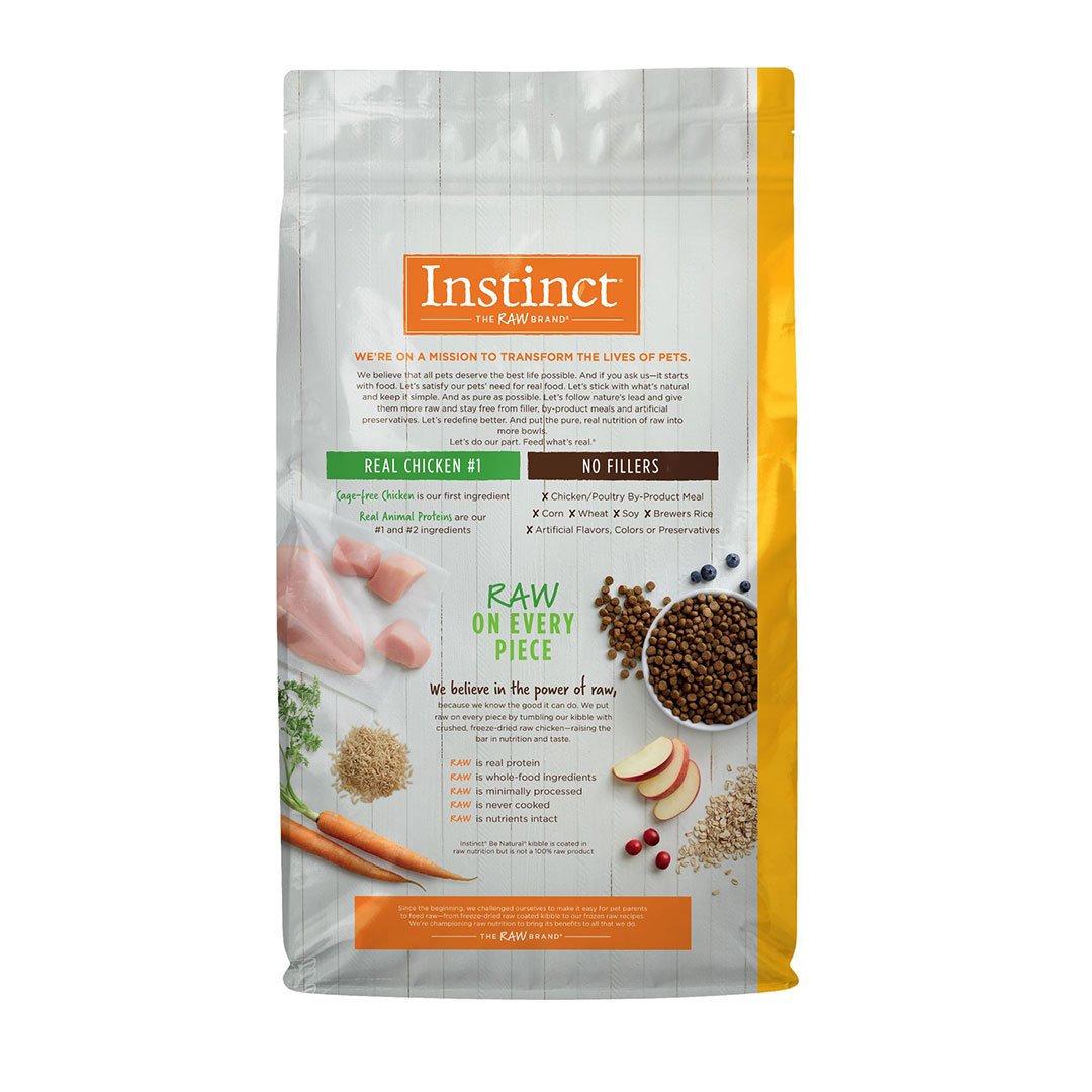 Instinct Be Natural Pollo Real y Arroz Integral - Para Perros