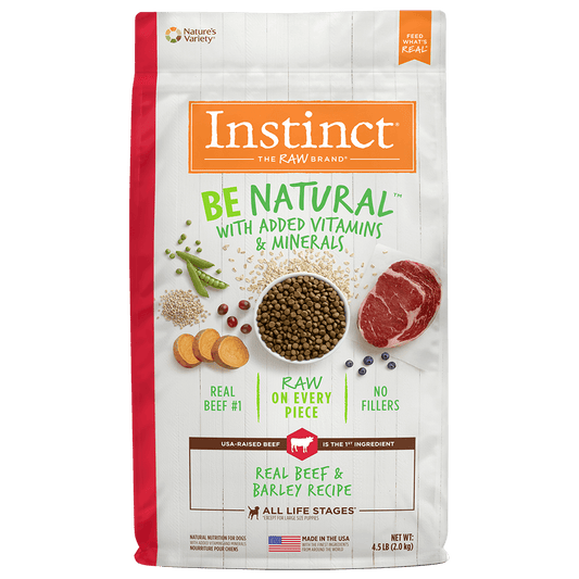 Instinct Be Natural Beef - for Dogs