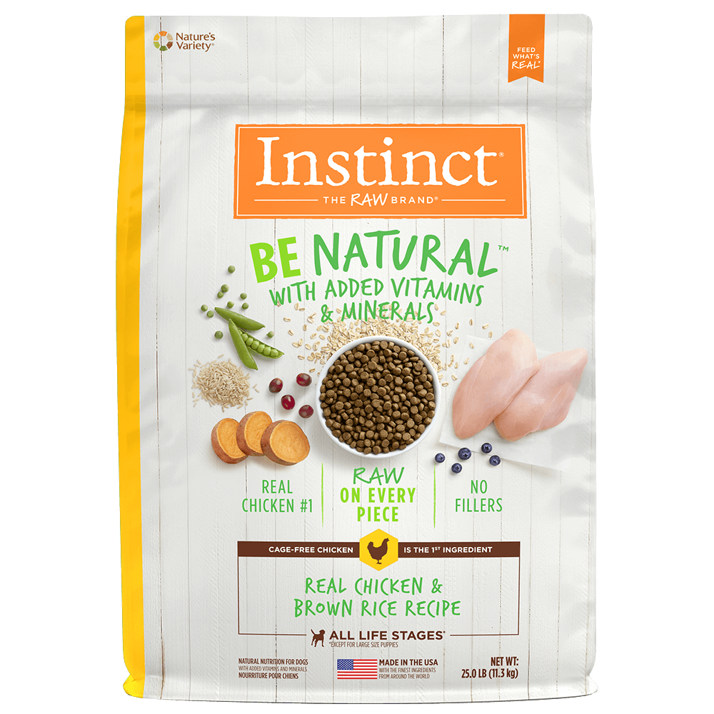 Instinct Be Natural Real Chicken and Brown Rice - For Dogs