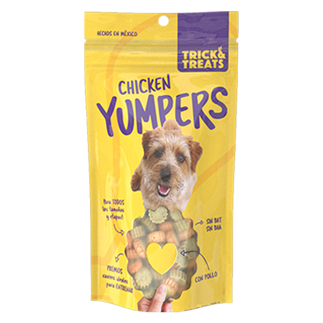 Golosinas para perros con sabor a pollo de Yumpers