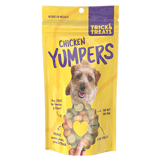 Golosinas para perros con sabor a pollo de Yumpers