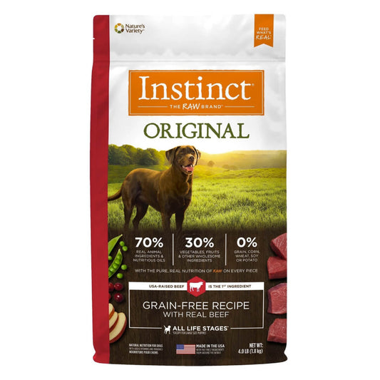 Instinct Beef: nutrición sin cereales