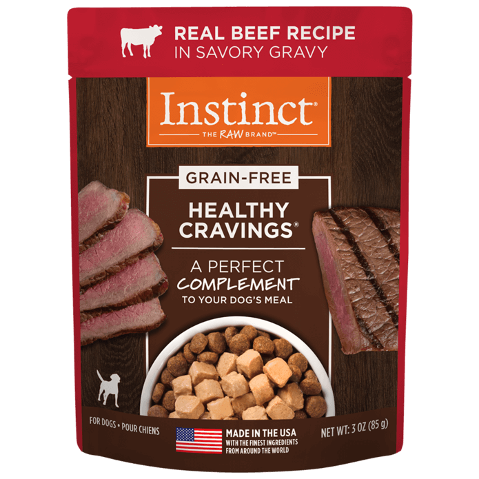 Instinct Healthy Cravings: comida húmeda de carne de Res para perros